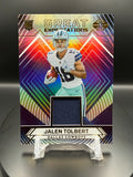 Jalen Tolbert 2022 Panini Illusions Football Great Expectations #GEJT RC Patch