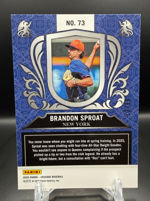 Brandon Sproat 2025 Panini Crusade #73 Purple /99