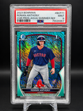 Roman Anthony 2023 Bowman Chrome Prospects #BCP71 Aqua Shimmer Refractor /125 PSA 9