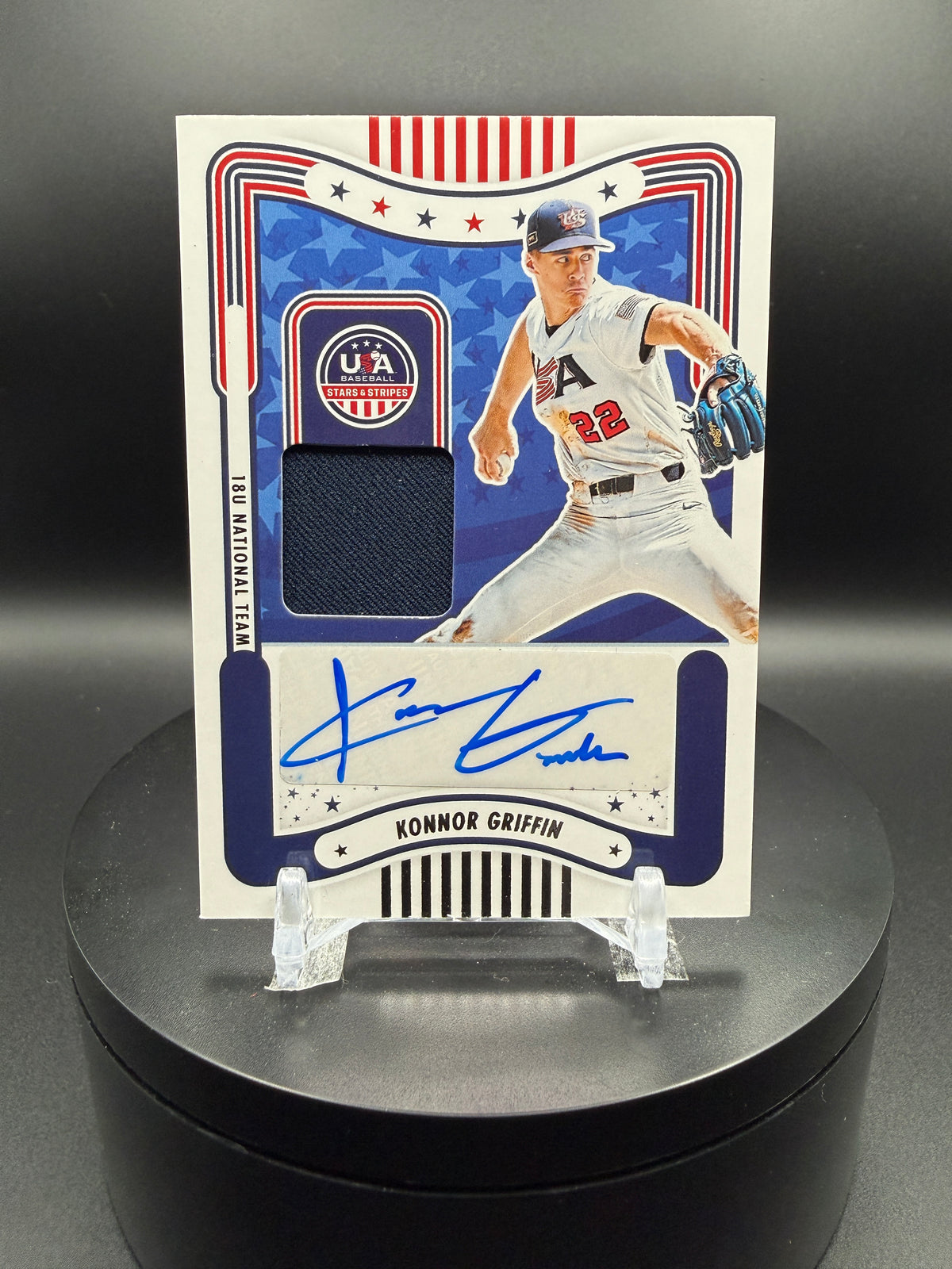 Konnor Griffin 2024 Panini Stars & Stripes Signature Materials #SM-KG
