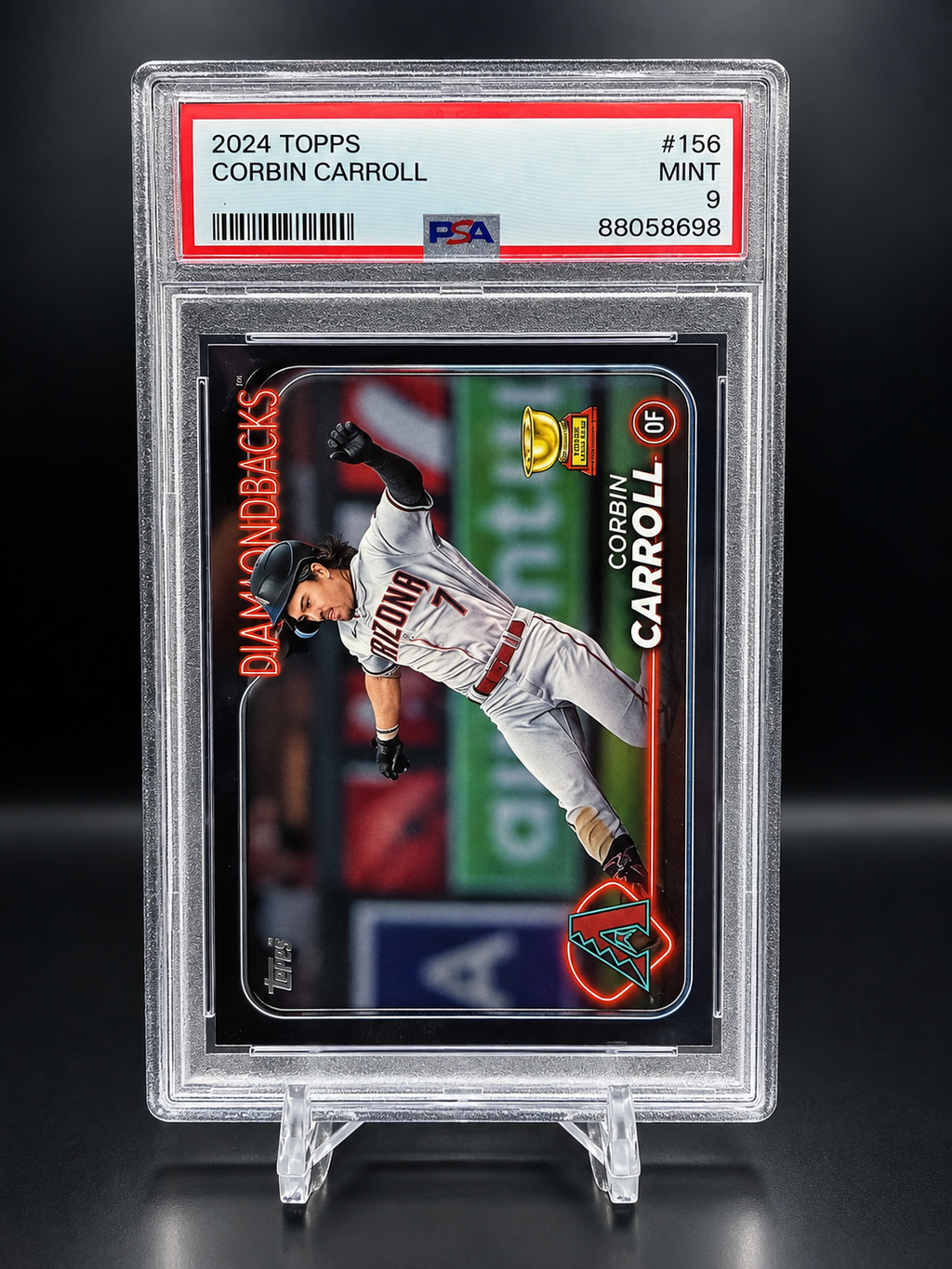 Corbin Carroll 2024 Topps Baseball #156 All Star PSA 9