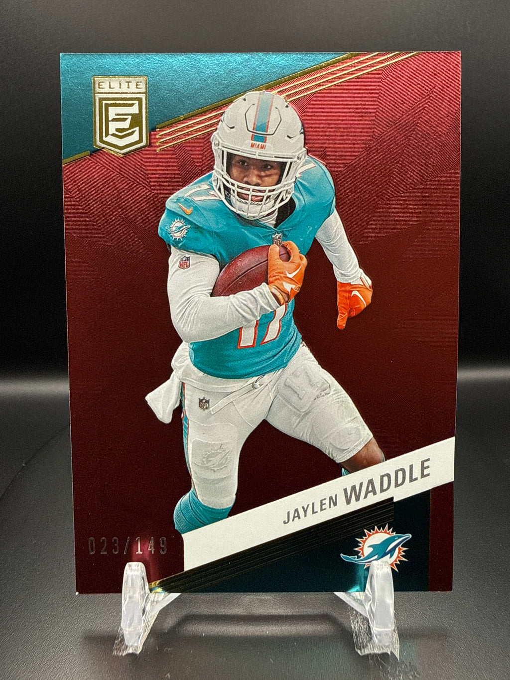 Jaylen Waddle 2023 Panini Donruss Elite #49 Red /149